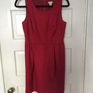 J Crew Pink Pencil Dress